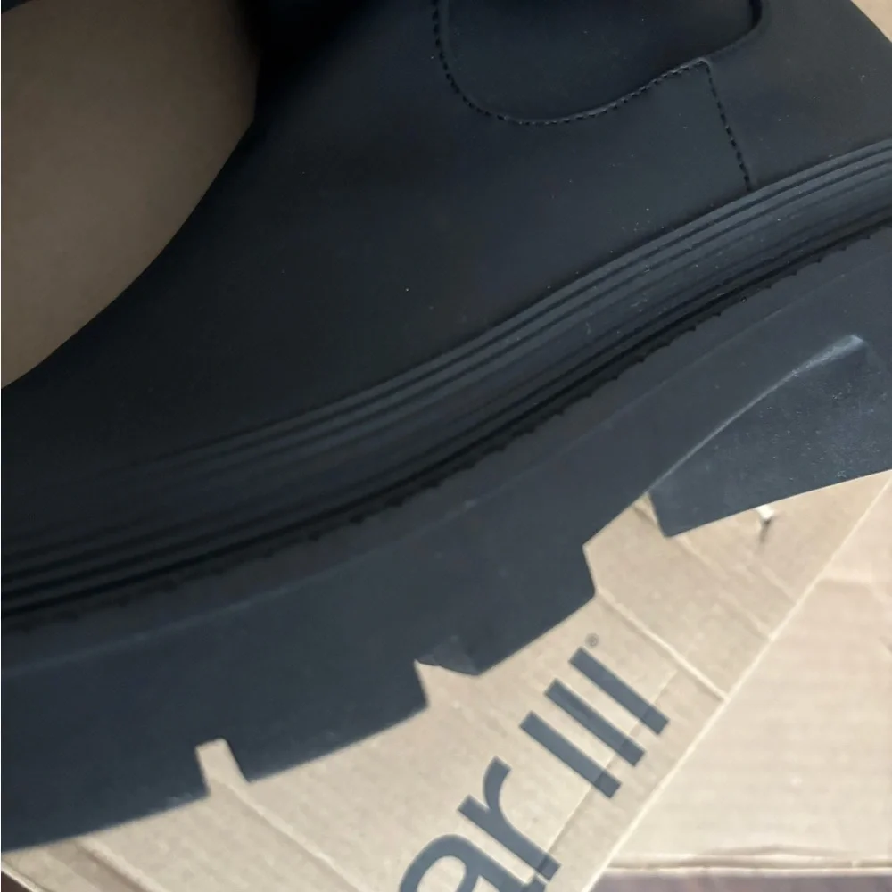 Bar III Womens Tikka Rubber Work Ankle Boots #2